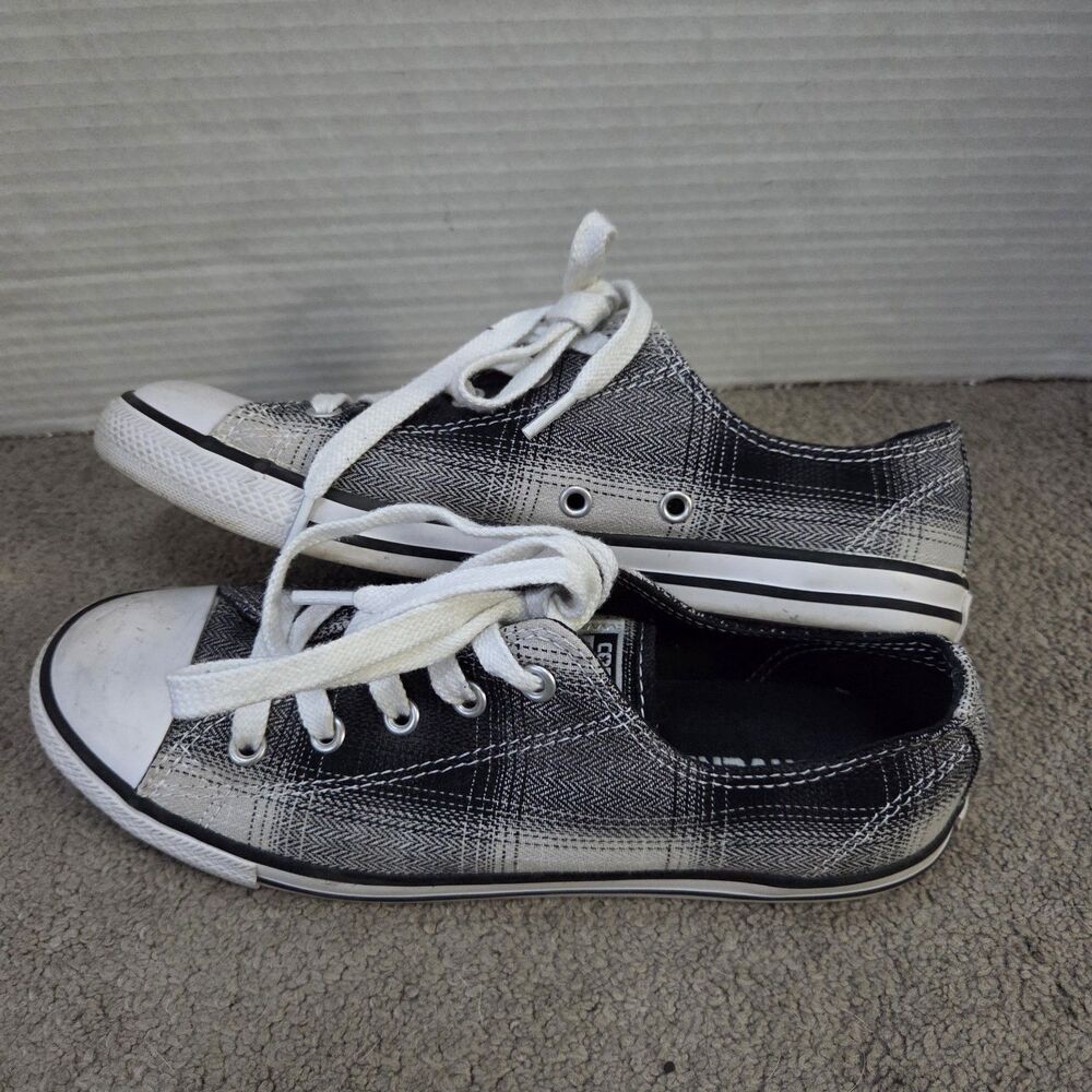 Women’s Converse CT All Star Dainty Ox Sneakers Checkered #549609F size 7